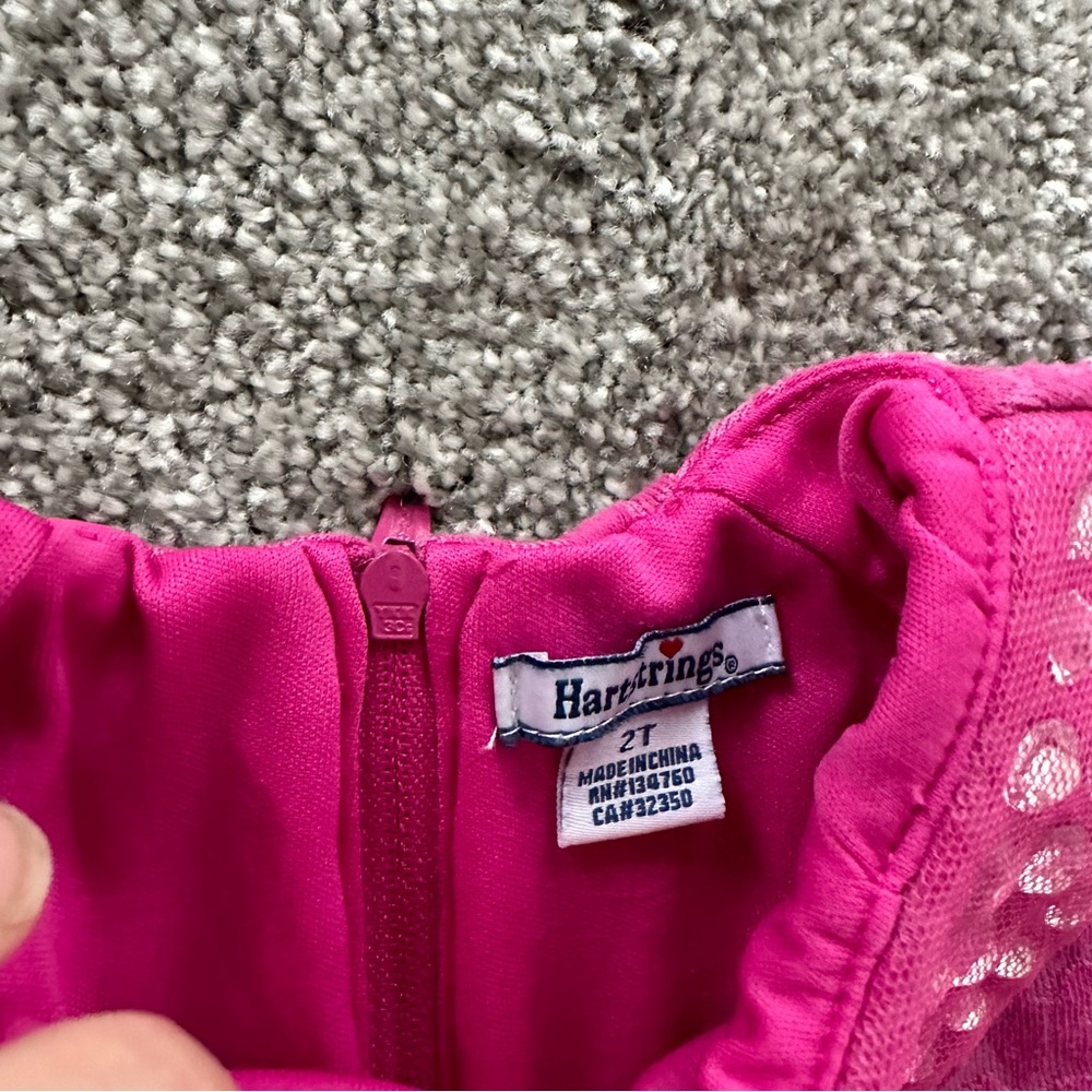 Hartstrings Pink Leopard Rhinestone Dress - Picture 3 of 7